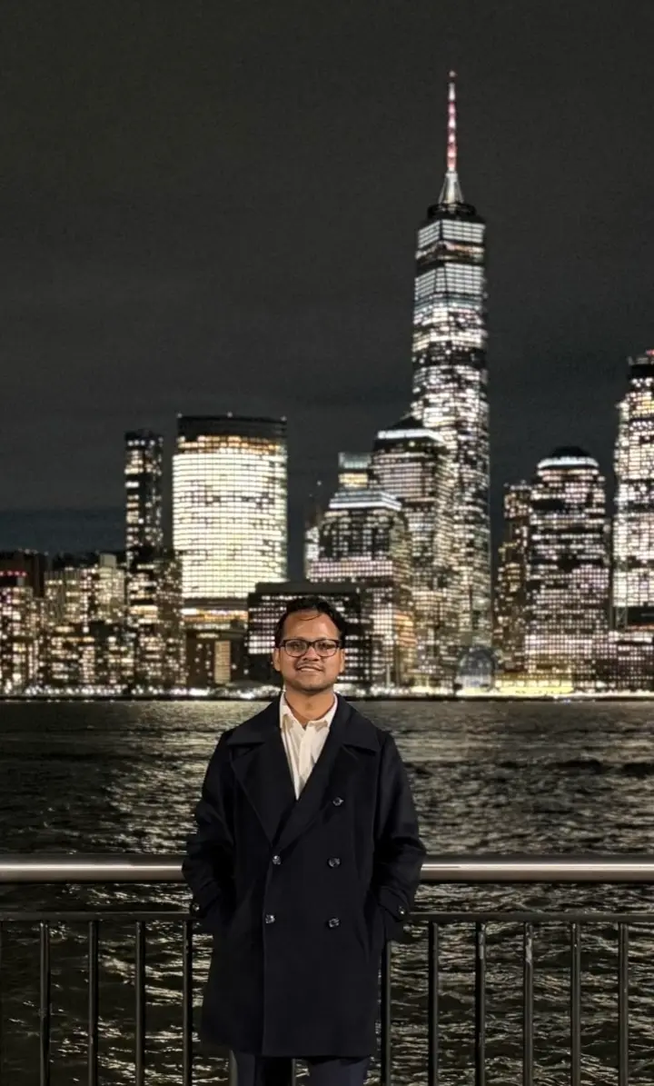 Nishkarsh Raj in New York
