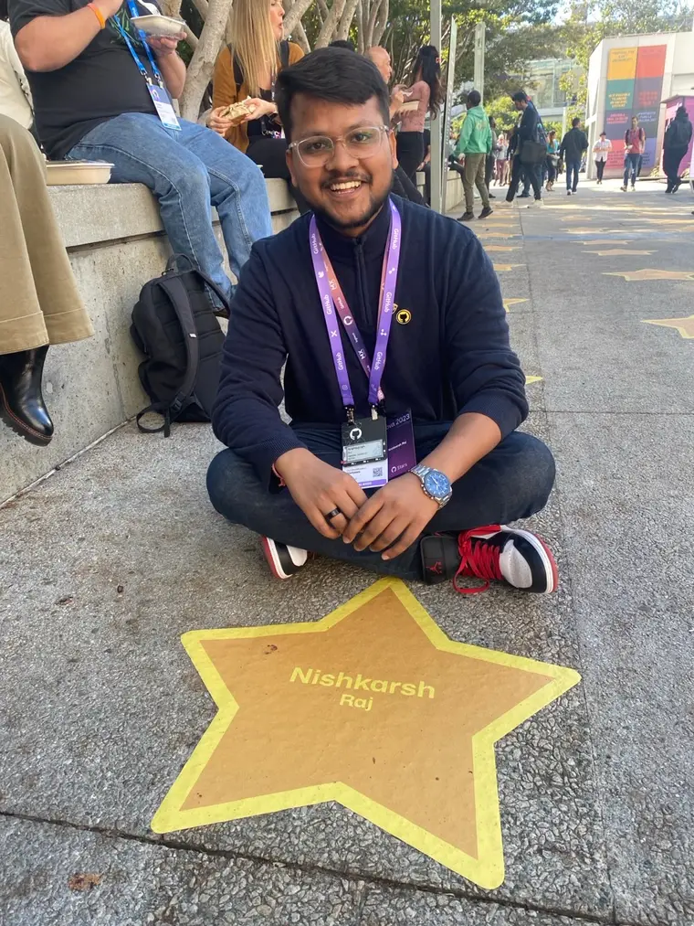 Nishkarsh Raj - GitHub Universe, San Francisco