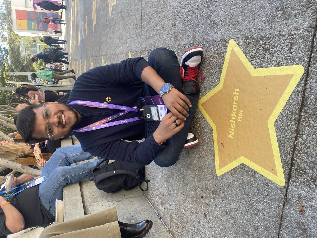 Nishkarsh Raj - GitHub Universe, San Francisco